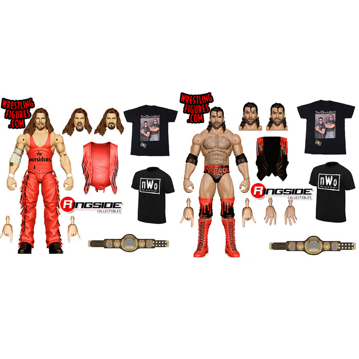 2024 WWE Mattel Ultimate Edition Tag Team The Outsiders: Scott Hall & Kevin Nash [Exclusive]