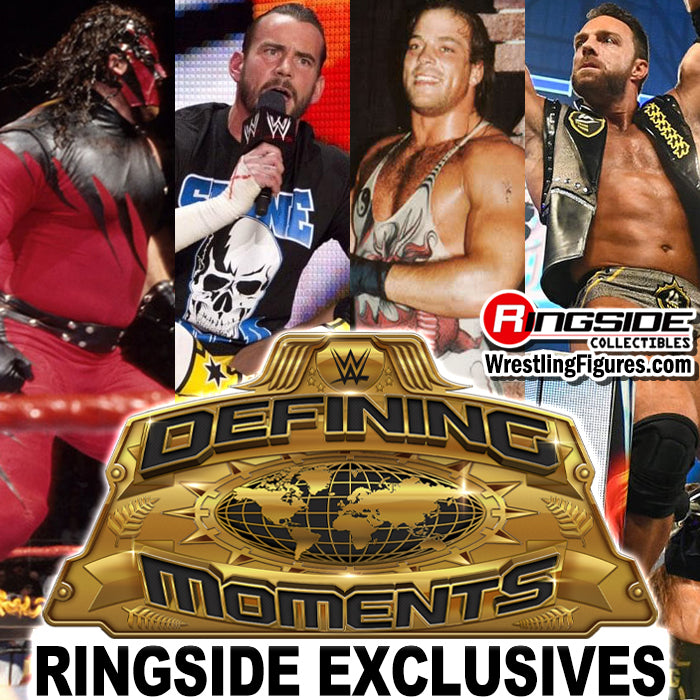 2024 WWE Mattel Ringside Exclusive Defining Moments 4Pack Wrestling