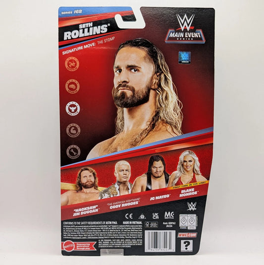 2026 WWE Mattel Main Event Series 168 Seth Rollins