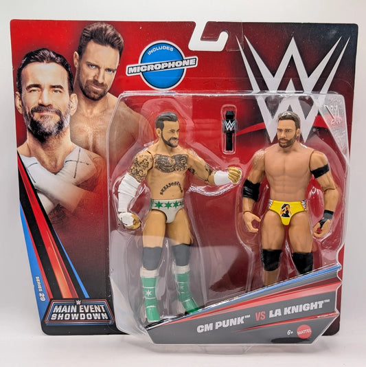 2026 WWE Mattel Main Event Showdown Series 29 CM Punk vs. LA Knight