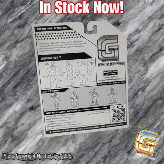 2025 Hasttel Toy Grapplers & Gimmicks Charles Wright Legacy Collection Godfather