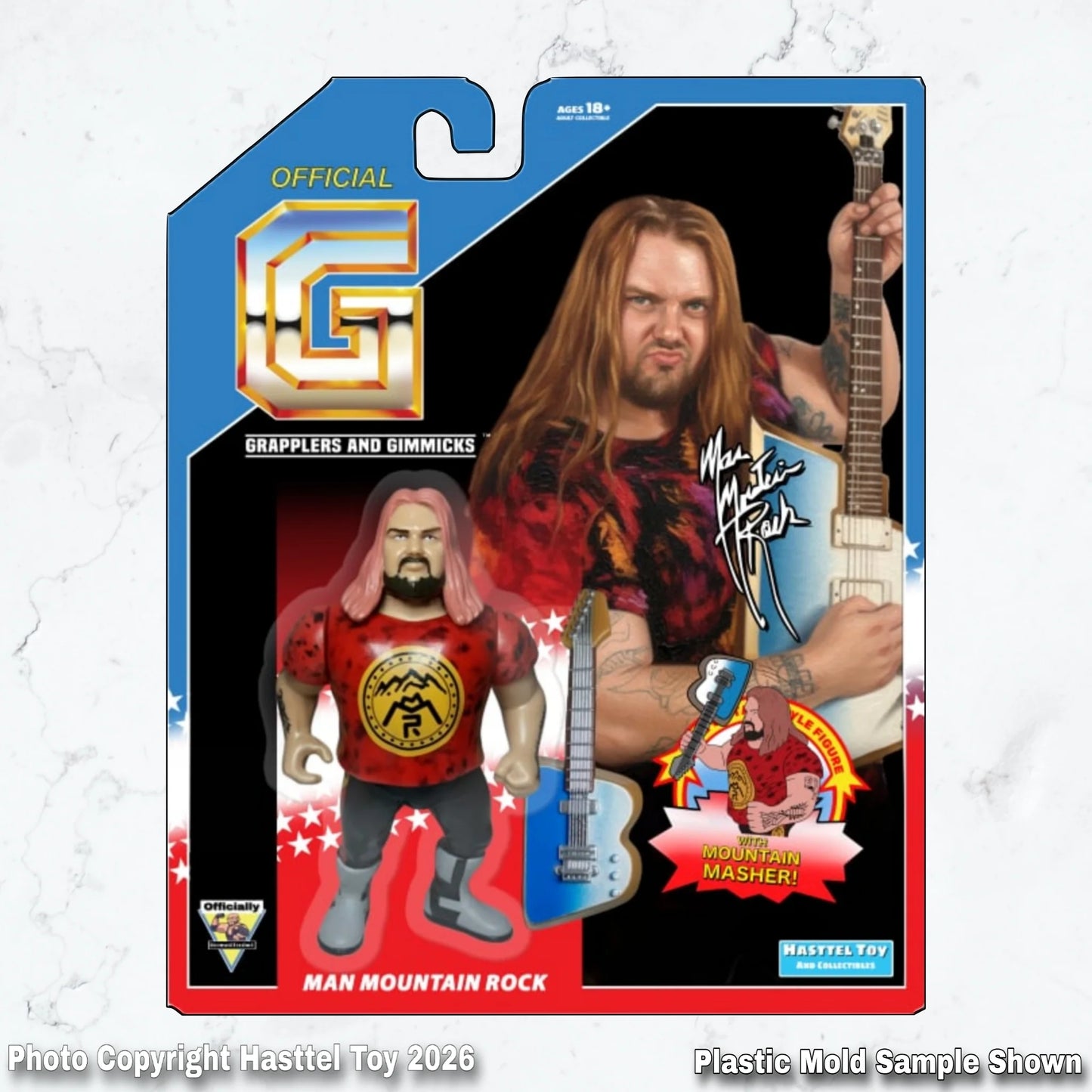 2026 Hasttel Toy Grapplers & Gimmicks Man Mountain Rock