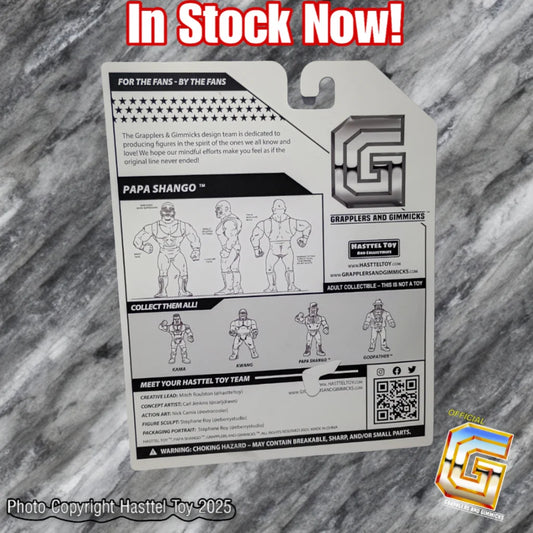 2025 Hasttel Toy Grapplers & Gimmicks Charles Wright Legacy Collection Papa Shango