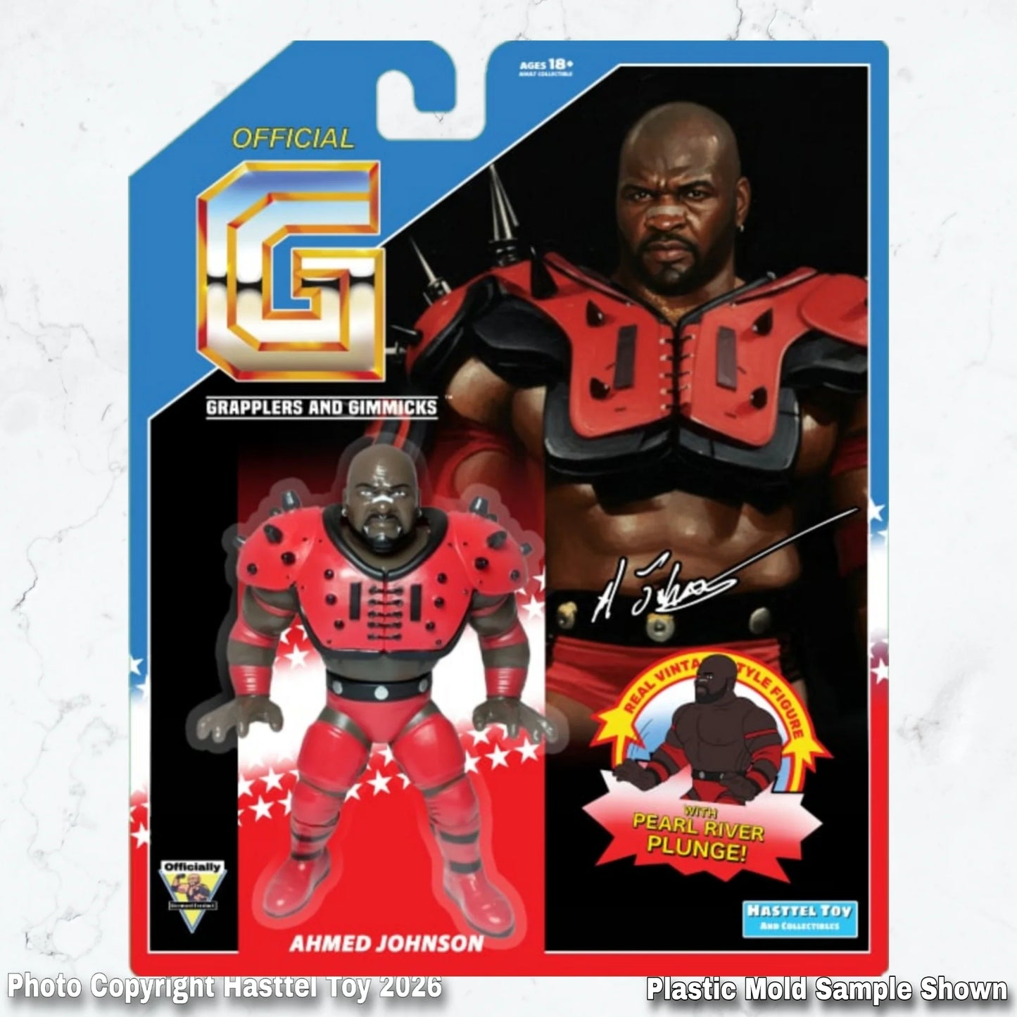 2026 Hasttel Toy Grapplers & Gimmicks Ahmed Johnson