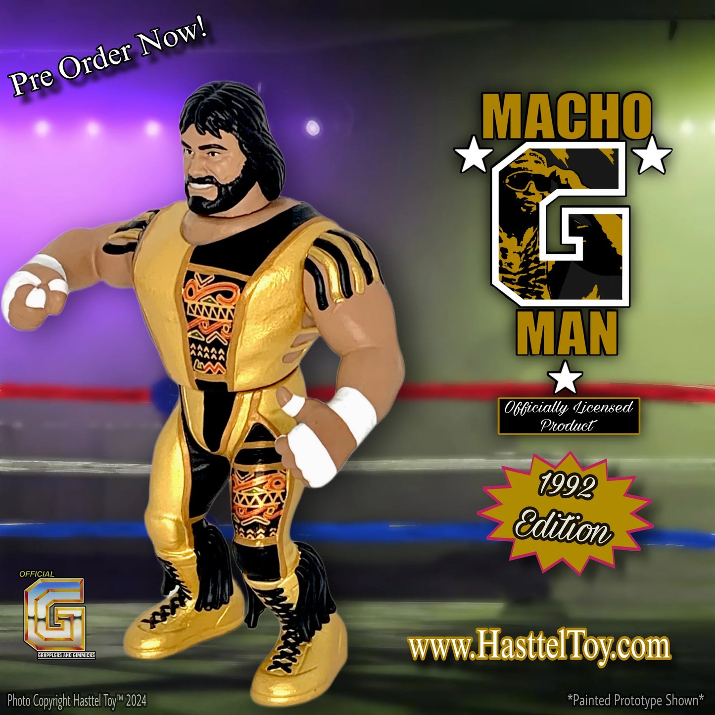 Hasttel Toy Grapplers & Gimmicks Macho Man Randy Savage [1992 Edition]