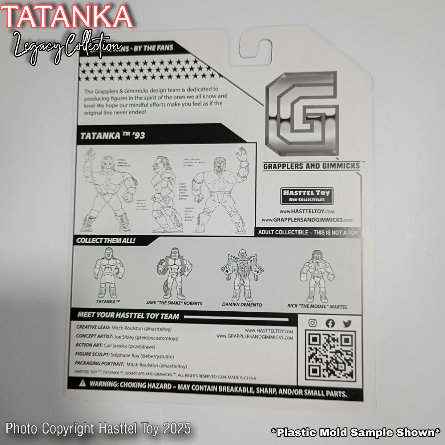 2025 Hasttel Toy Grapplers & Gimmicks Legacy Collection Tatanka [1993 Edition]