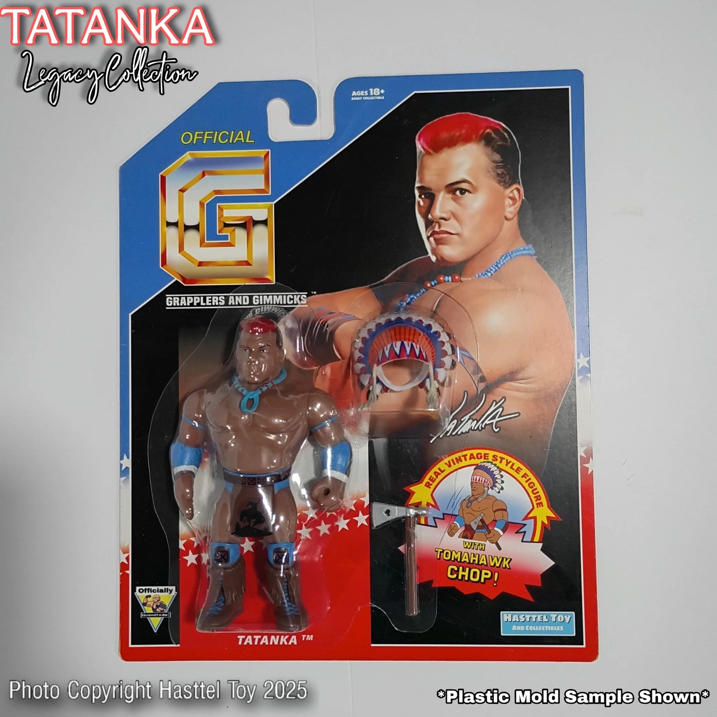 2025 Hasttel Toy Grapplers & Gimmicks Legacy Collection Tatanka [1993 Edition]
