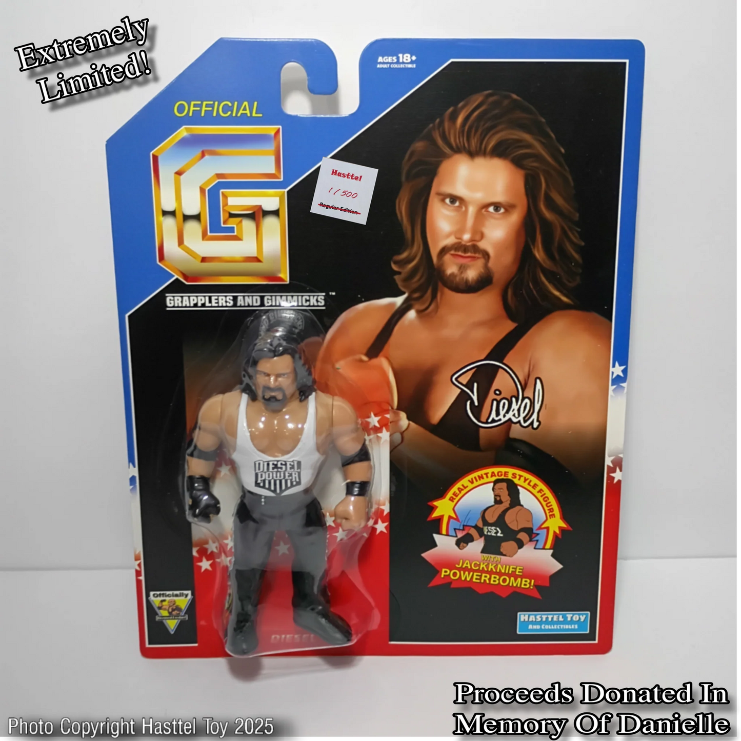 2025 Hasttel Toy Grapplers & Gimmicks Limited Edition Diesel [1995 Edition] (Copy)