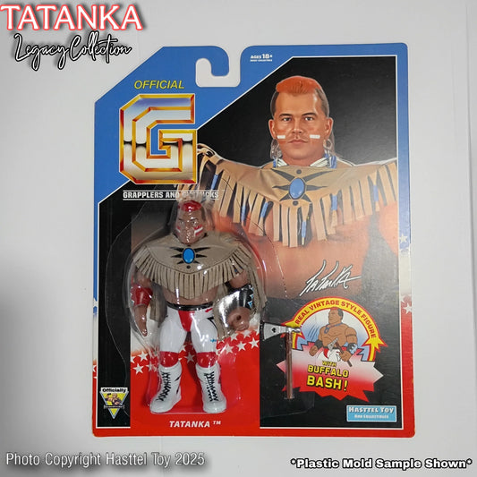 2025 Hasttel Toy Grapplers & Gimmicks Legacy Collection Tatanka [1992 Edition]