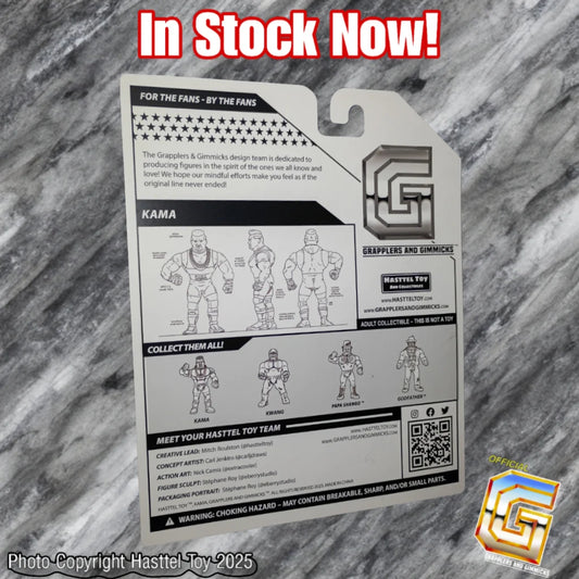 2025 Hasttel Toy Grapplers & Gimmicks Charles Wright Legacy Collection Kama