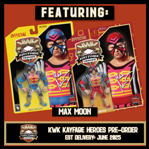2025 KWK Kayfabe Heroes Max Moon [Yellow Variant]