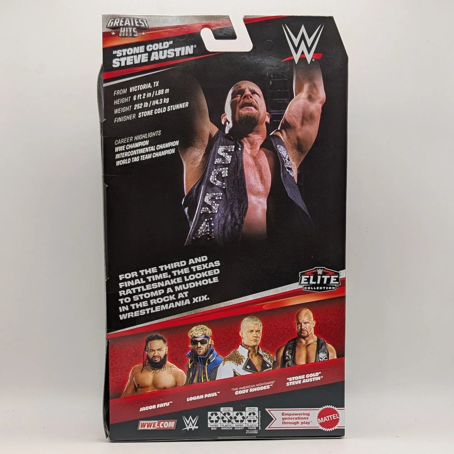 2025 WWE Mattel Elite Collection Greatest Hits Series 9 "Stone Cold" Steve Austin