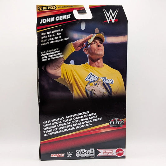 2026 WWE Mattel Elite Collection Top Picks John Cena