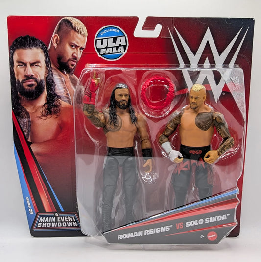 2026 WWE Mattel Main Event Showdown Series 29 Solo Sikoa vs. Roman Reigns