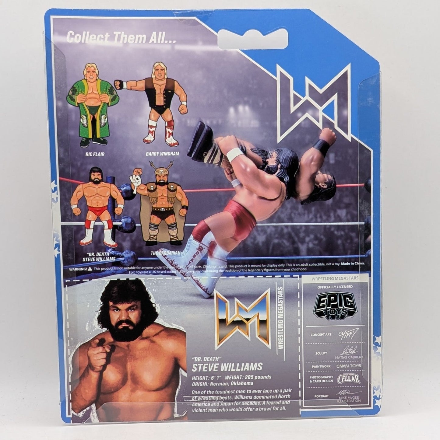 2025 Epic Toys Wrestling Megastars Series 4 "Dr. Death" Steve Williams