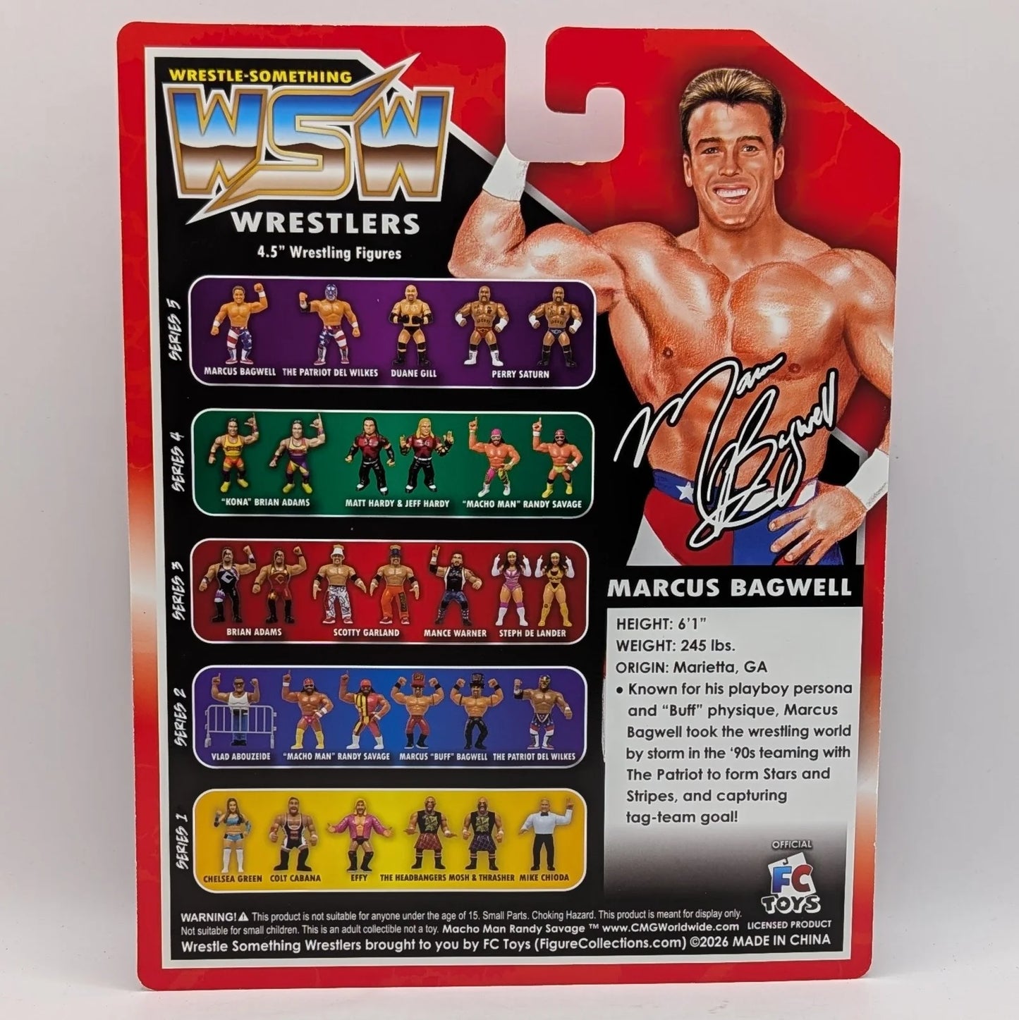 2026 FC Toys Wrestle-Something Wrestlers Series 5 Marcus Alexander Bagwell