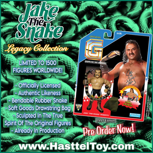 Hasttel Toy Grapplers & Gimmicks Legacy Collection Jake "The Snake" Roberts [1991 Edition]