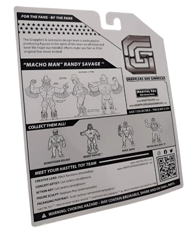 2024 Hasttel Toy Grapplers & Gimmicks Macho Man Randy Savage [1992