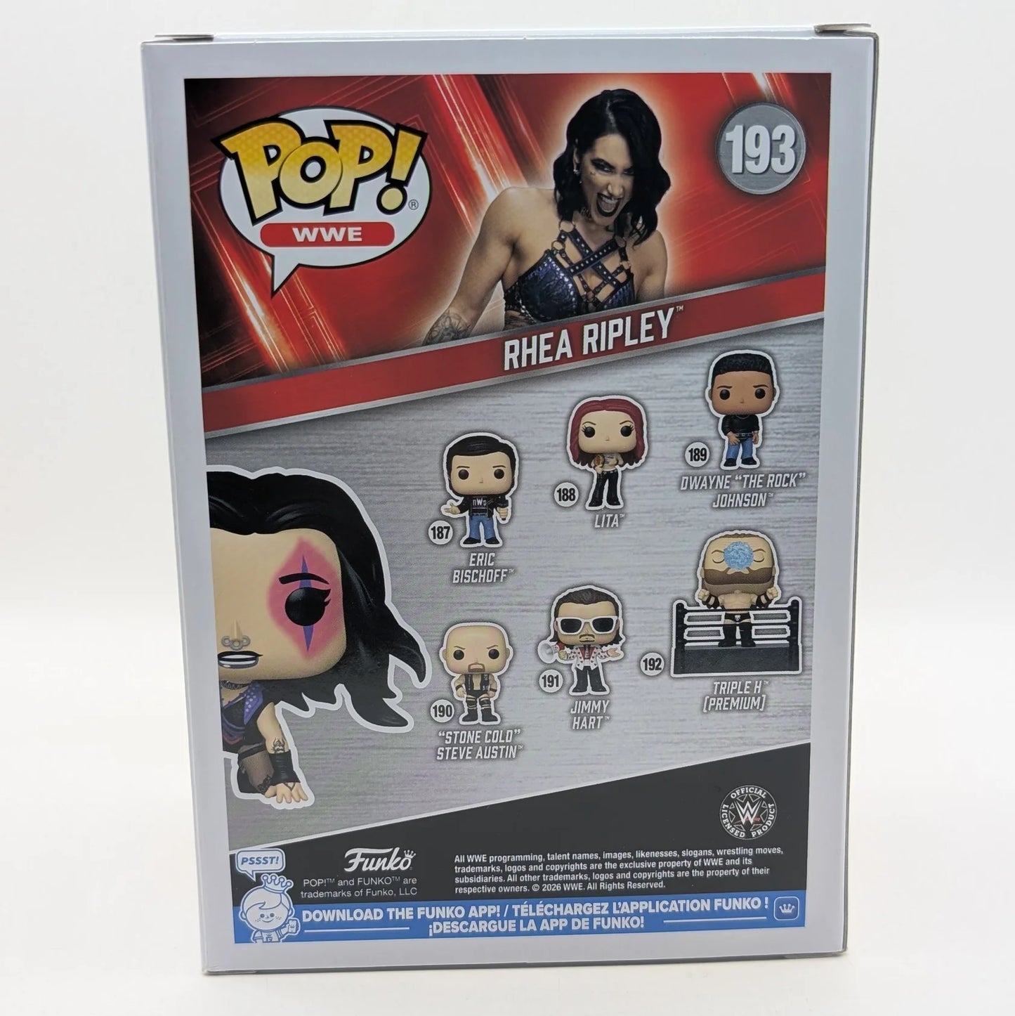 2026 WWE Funko POP! Vinyls 193 Rhea Ripley