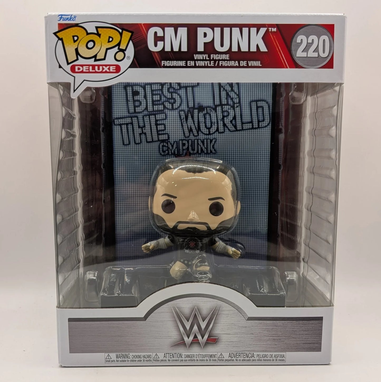 2026 WWE Funko POP! Deluxe Vinyls 220 CM Punk [Exclusive]