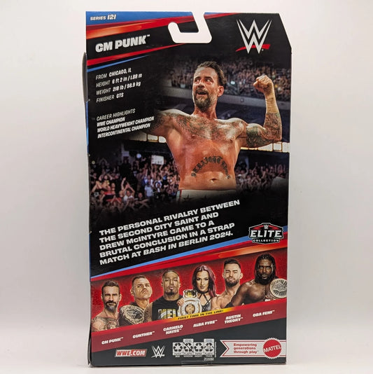 2025 WWE Mattel Elite Collection Series 121 CM Punk