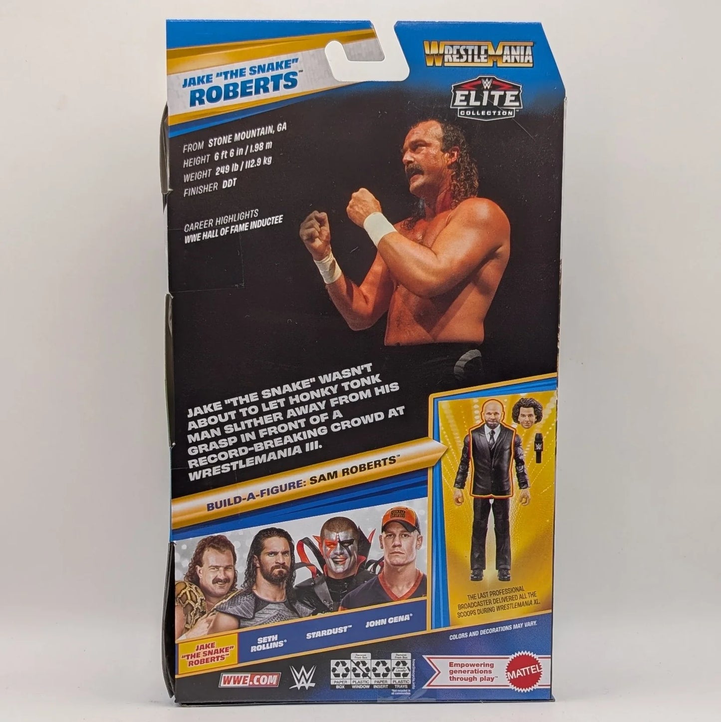 2025 WWE Mattel Elite Collection WrestleMania 42 Jake "The Snake" Roberts