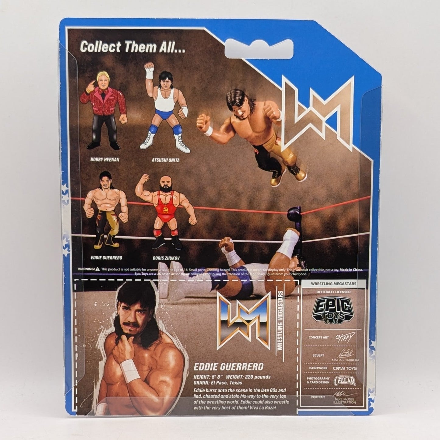 2024 Epic Toys Wrestling Megastars Series 3 Eddie Guerrero