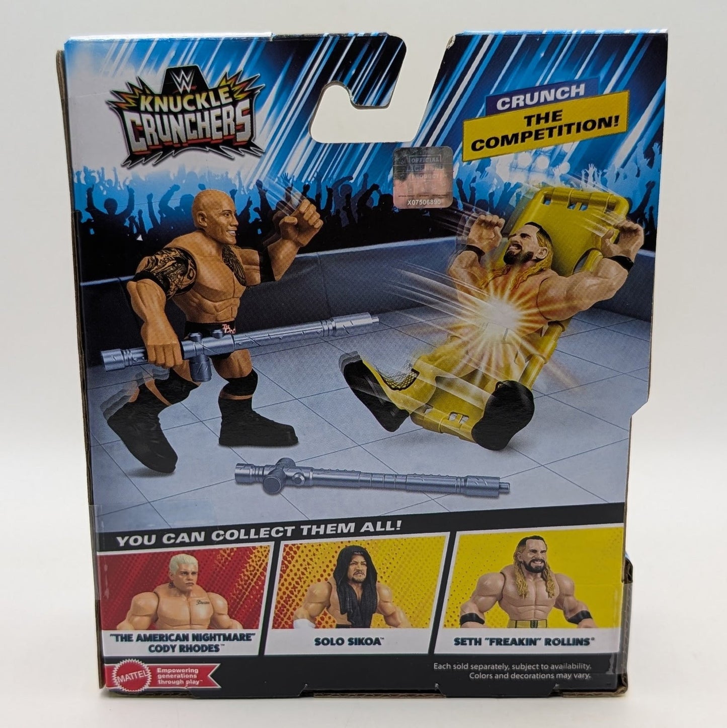 2026 WWE Mattel Knuckle Crunchers Series 8 The Rock