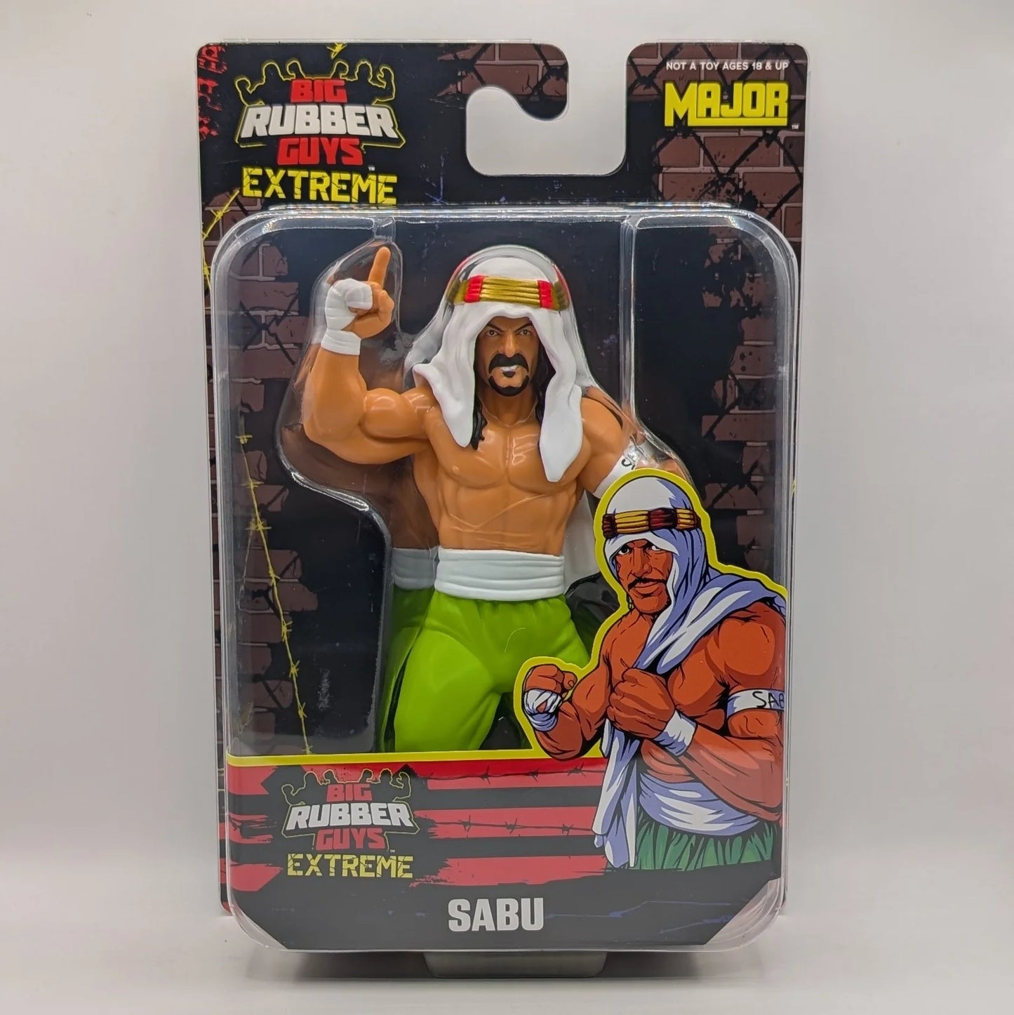 2026 MAJOR Big Rubber Guys Extreme Series 1 Sabu – Wrestling