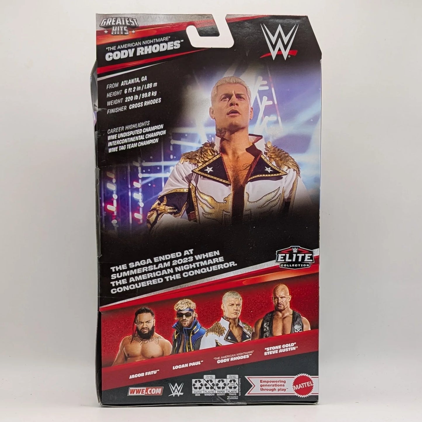 2025 WWE Mattel Elite Collection Greatest Hits Series 9 Cody Rhodes