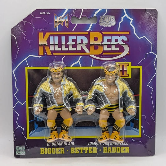 2026 Epic Toys Wrestling Megastars Killer Bees 2-Pack: B. Brian Blair & Jumpin' Jim Brunzell