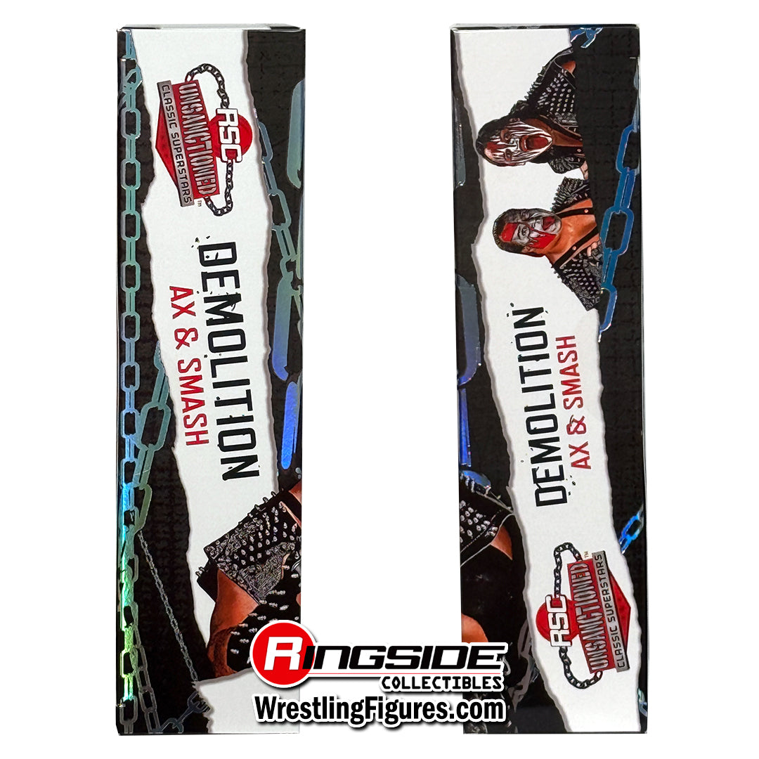 2025 RSC Toys Unsanctioned Classic Superstars Demolition: Ax & Smash [Red & Silver]