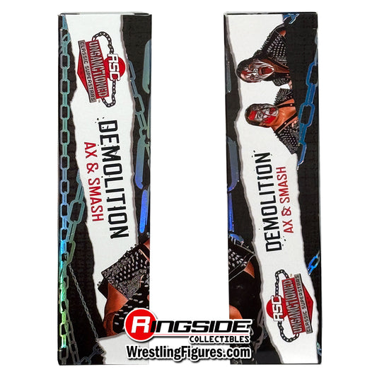 2025 RSC Toys Unsanctioned Classic Superstars Demolition: Ax & Smash [Red & Silver]