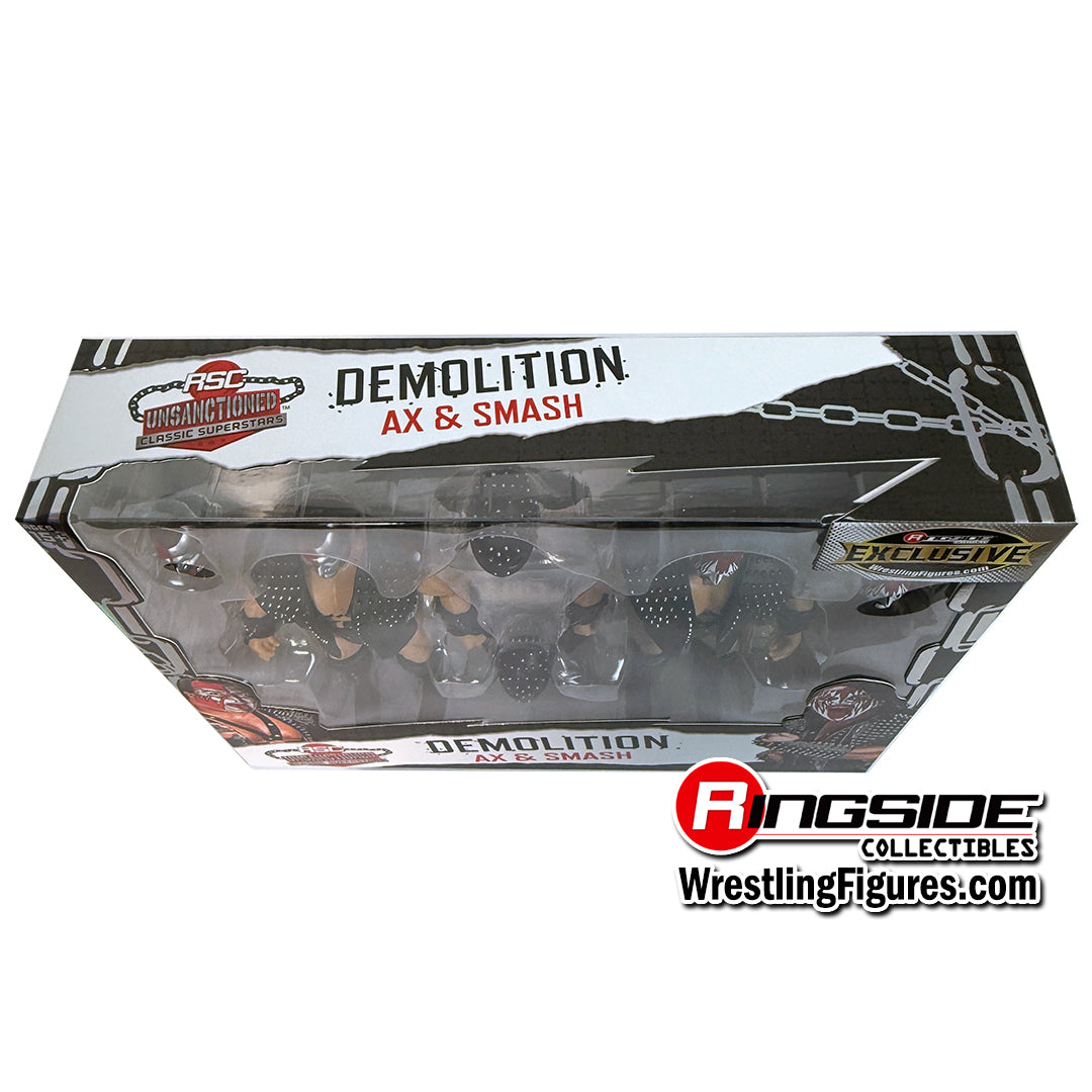 2025 RSC Toys Unsanctioned Classic Superstars Demolition: Ax & Smash [Red & Silver]