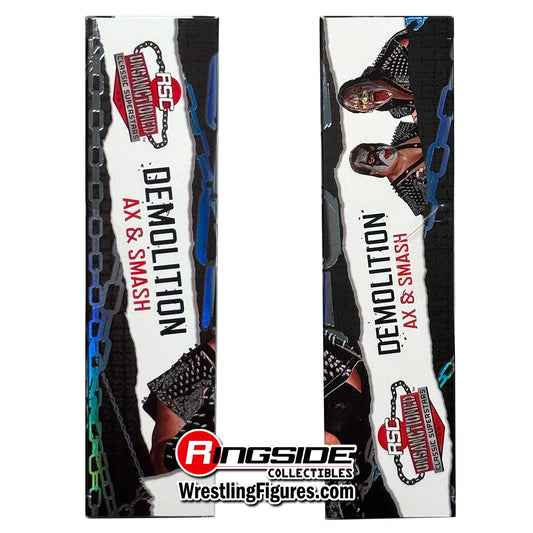 2025 RSC Toys Unsanctioned Classic Superstars Demolition: Ax & Smash [Black & Yellow]