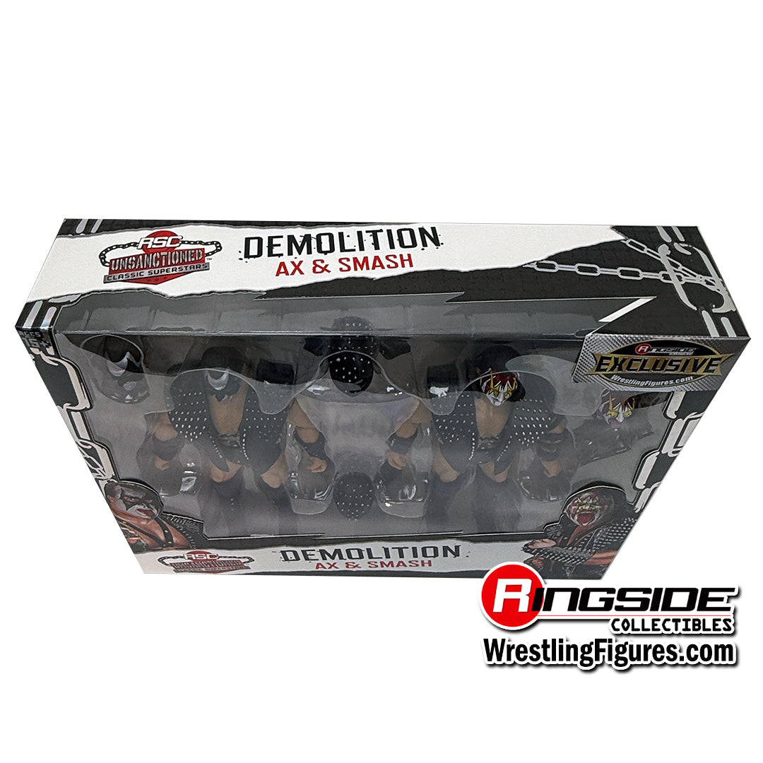 2025 RSC Toys Unsanctioned Classic Superstars Demolition: Ax & Smash [Black & Yellow]