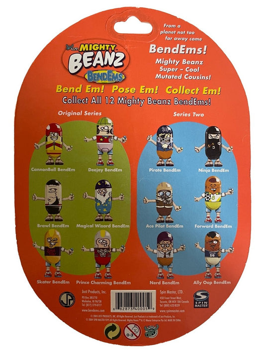 2004 Spin Master Toys Mighty Beanz BendEms Series 1 Brawl BendEm