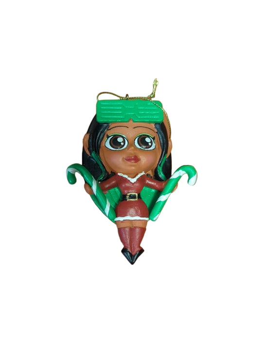 2018 WWE Elf Ornaments Naomi