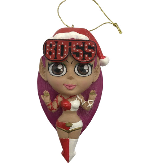 2017 WWE Elf Ornaments Sasha Banks