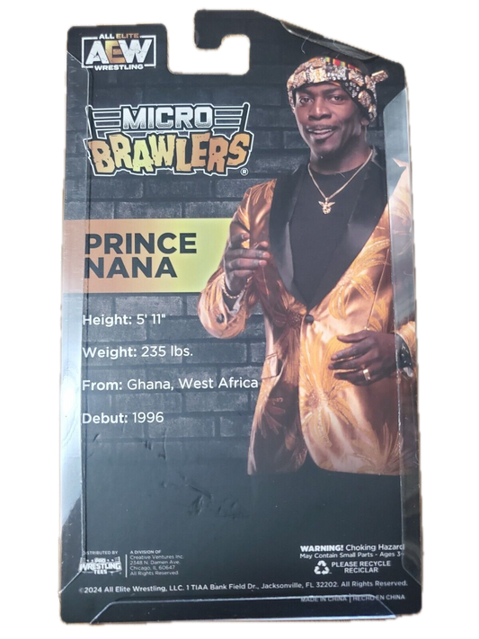 2024 Pro Wrestling Tees AEW Crate Prince Nana Micro Brawler [Exclusive]
