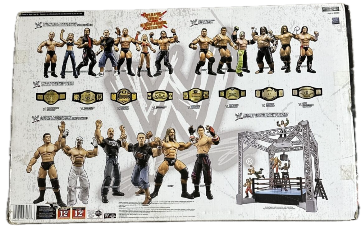 2008 WWE Jakks Pacific Royal Rumble Playset [With John Cena, Chris Jericho, Rey Mysterio & Edge]