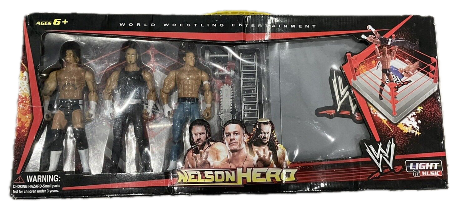 Nelson Hero Bootleg/Knockoff 3-Pack: CM Punk, Matt Hardy & John
