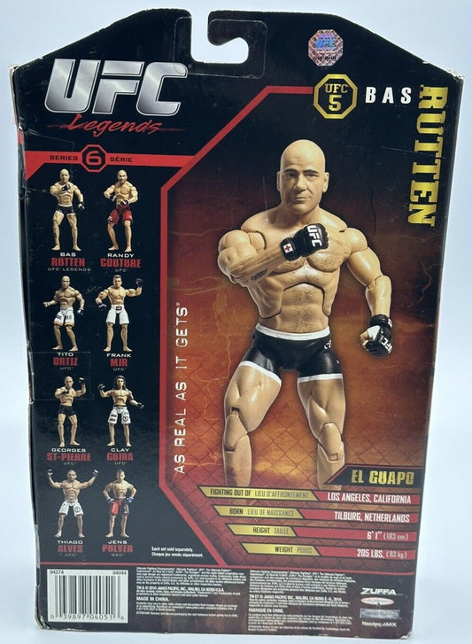 2010 Jakks Pacific UFC 5 Series 6 Legends Bas Rutten