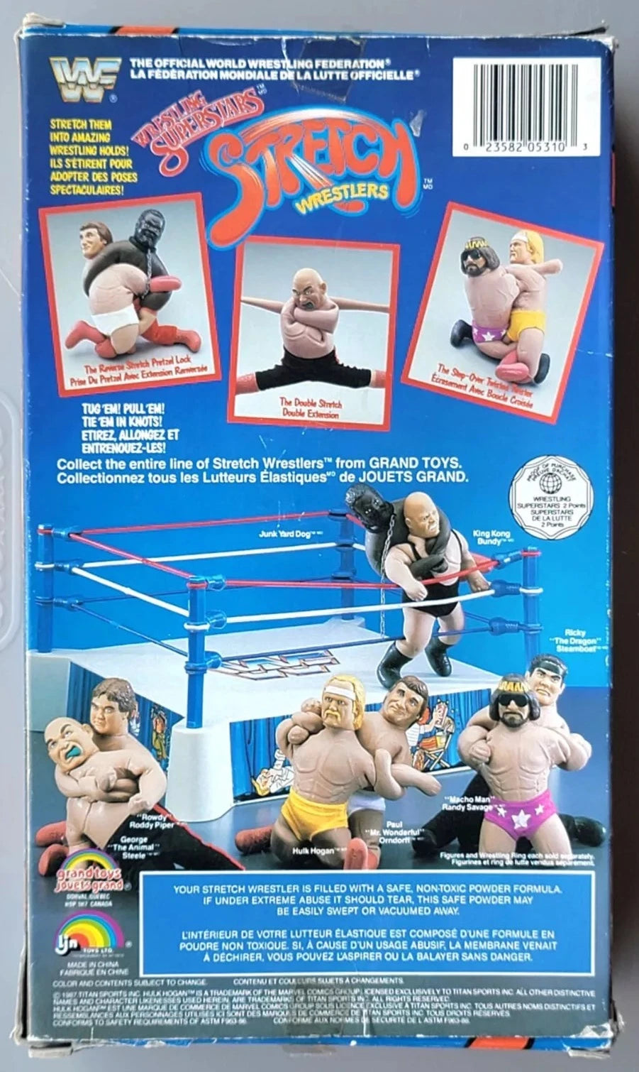 1987 WWF LJN Wrestling Superstars Stretch Wrestlers Hulk Hogan