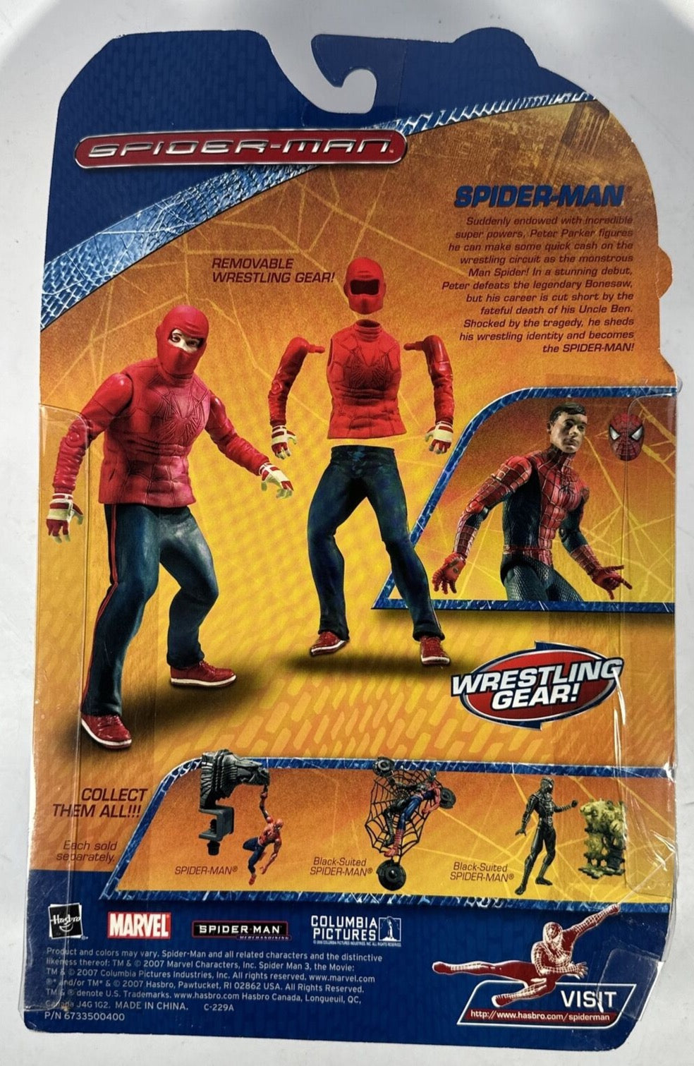 2007 Hasbro "Spider-Man" Spider-Man with Wrestling Gear