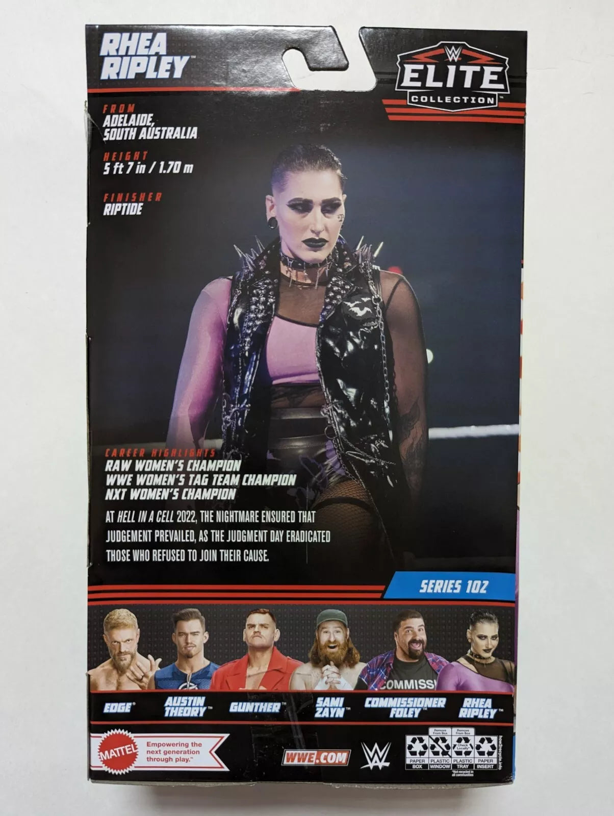 2023 WWE Mattel Elite Collection Series 102 Rhea Ripley