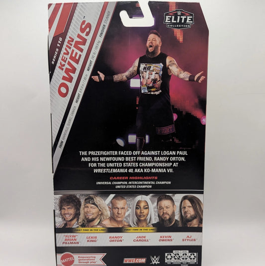 2025 WWE Mattel Elite Collection Series 116 Kevin Owens