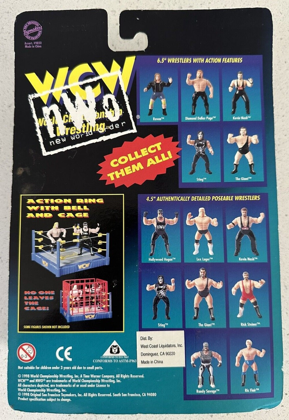 1998 WCW OSFTM 4.5" Articulated Hollywood Hogan