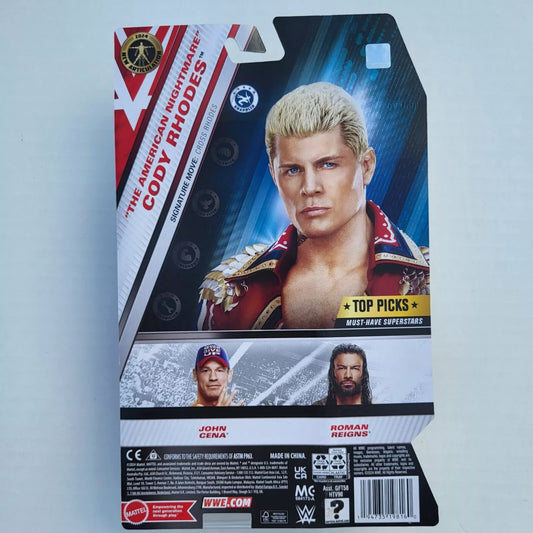 2024 WWE Mattel Main Event Top Picks Cody Rhodes