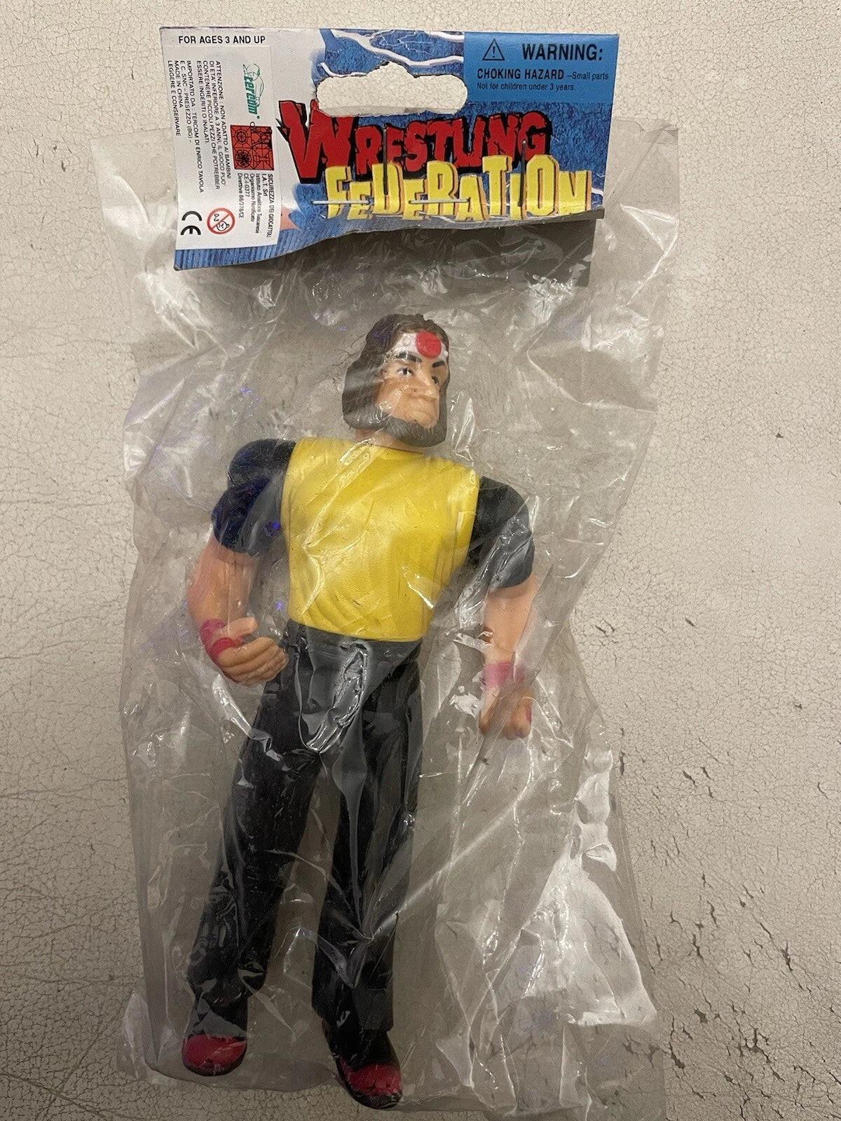 Wrestling Federation Bagged Bootleg/Knockoff Wrestler [Super Crazy]
